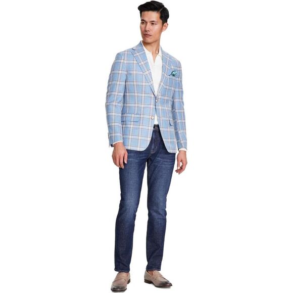 Tallia Mens Plaid Coat NWT